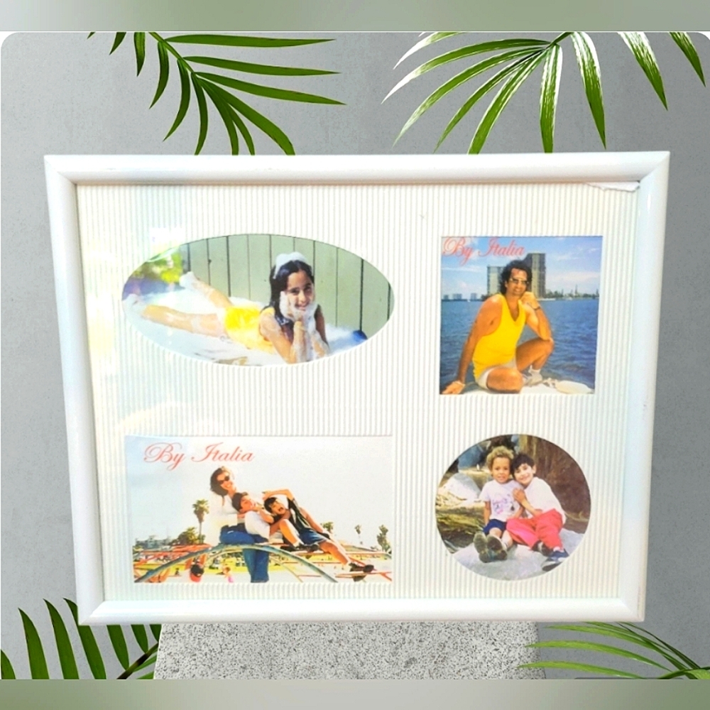 Multi size Family Oval Picture Frame with Glass Front VINTAGE great condition